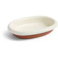 HAY Schaal Barro Oval Dish Small Off-White