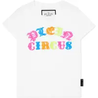 Philipp Plein Shirt azuur / oranje / pink / wit