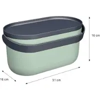 Graf NOVA GFT-emmer 5 Liter agave / graphite grey