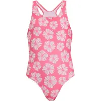 Regatta Meisjes Katrisse Bloemen Eenstuk Swimsuit (Roze Mist)