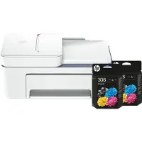 HP DeskJet 4322 All-in-One + 2 zwarte + 2 kleuren cartridges