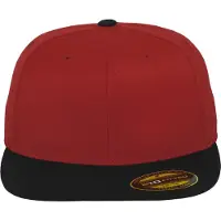 Flexfit Pet 'Premium 210' vuurrood / zwart