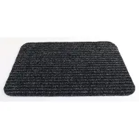 Prima - Heavy Duty - 2x - Deurmat - Schraapmat - Ribbel - zwart - antraciet - 40x60cm - antislip