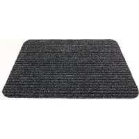Prima - Heavy Duty - Ribbel - Deurmat - Schraapmat - zwart - antraciet - 50x70cm - antislip