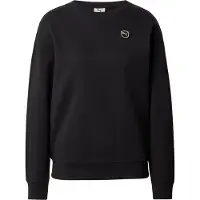 Puma Sweatshirt 'Essentials Elevated' zwart / offwhite
