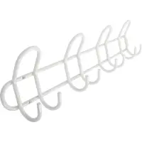 MILLARCO kapstok met 4 haken Ø8 mm x 54,5×6,5 x 13 cm wit