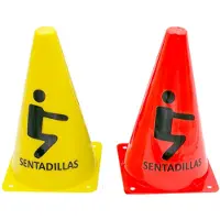 Softee Markerkegel Trainingssquats Amarillo 23 Cm