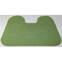 Prima 2x - - Lieve - WC mat - munt groen - 45x60cm - met uitsparing