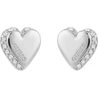 GUESS Oorbellen zilver / transparant