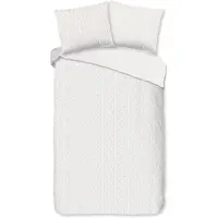 Muller Textil dekbedovertrek Noordwijk - Crème - Microvezel - 140x220
