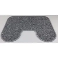 Prima 2x - - Lieve - WC mat - Toilet mat - grijs - 45x60cm