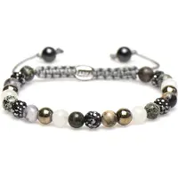 Karma Spiral Elyn Armband (Lengte: 17.50-19.00 cm) - Zilver