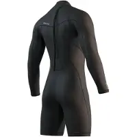 Mystic Brand Flatlock 3/2mm Long Sleeve Shorty Met Rits Op De Rug