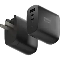 Native Union Fast GaN Charger PD - 1x USB-A 2x USB-C - 67W - Black