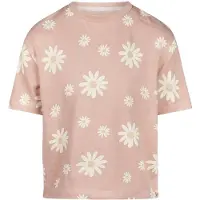 Koko Noko T-shirt roze Meisjes Stretchkatoen Ronde hals All over print - maat 140