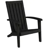 Syfax Tuinstoel Adirondack polypropeen zwart