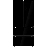 Heinner HCFD-M516INVHGBKE++ French Door Amerikaanse Koelkast – 516 L – No Frost – LED Touch Display – InoxCool Technology & ADT Fresh System – Zwart – 5 Jaar Garantie
