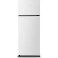 Heinner HF-HS205E++ Koel-vriescombinatie – 206 L – LED-verlichting – Omkeerbare Deur – Mechanische Thermostaat – Wit – 5 Jaar Garantie