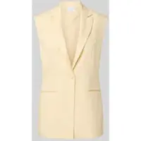Jake*s Cocktail Gilet met reverskraag en knoopsluiting