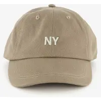 Scapino Heren pet met geborduurd NY logo bruin