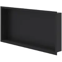 Ivy Aia Inbouwnis 60x7.5x30 cm Mat Zwart PED