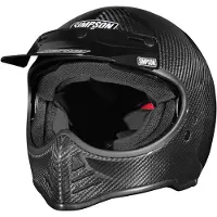 Simpson M52 Solid Carbon, motorcrosshelm ,Carbon/Zwart ,S