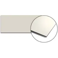 KitchenArt - Canolli Cream Spatscherm - 70x30 cm - Spatscherm Achterwand Keuken - Spatwand Keuken