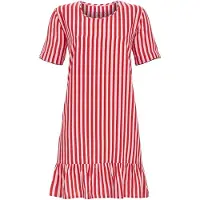 Ringella Roze rood gestreept nachthemd | Maat 38