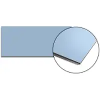 KitchenArt - Clear Sky Spatscherm - 70x30 cm - Spatscherm Achterwand Keuken - Spatwand Keuken