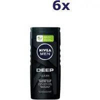 Nivea 6x Shower Men 250ml Deep Clean