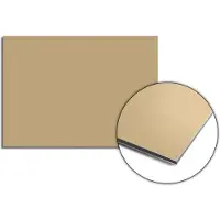 KitchenArt - Champagne Glow Spatscherm - 70x50 cm - Spatscherm Achterwand Keuken - Spatwand Keuken