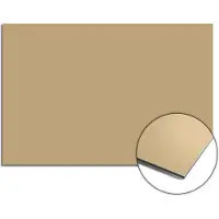 KitchenArt - Champagne Glow Spatscherm - 120x80 cm - Spatscherm Achterwand Keuken - Spatwand Keuken