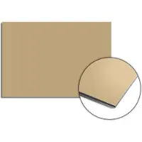 KitchenArt - Champagne Glow Spatscherm - 80x55 cm - Spatscherm Achterwand Keuken - Spatwand Keuken