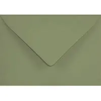 Netuno Ecologische groene enveloppen A6 - 125 x 175 mm - B6 - 100 stuks - NK natgelijmde - 120 gram - Materica -