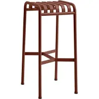 HAY Palissade barkruk Iron red