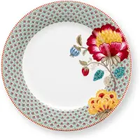 Pip studio - Blooming Tales Fantasy Blue dinerbord - 26.5cm - Porselein