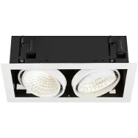 SLV LED Inbouwarmatuur Ømm | 54W 4000K 3400lm 940 IP20 | DALI | KADUX