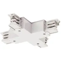 SLV Onderdeel | S-TRACK X-verbinder, PHASE, wit | S-TRACK SYSTEM