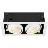 SLV LED Inbouwarmatuur Ømm | 54W 3000K 3150lm 930 IP20 | DALI | KADUX
