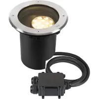 SLV LED Grondspot Ø200mm | 19W 3000K 1800lm 830 DALI Dimbaar IP65 | DASAR