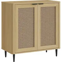 En.casa Commode Lukhomso 83x80x40 cm eikenkleurig en zwart []