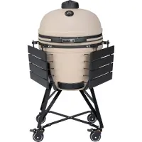 Urban Chef Kamado Barbecue Large Deluxe Taupe 128 X 80 X 120 Cm