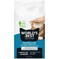 World'S Best 3x Kattenbakvulling Multiple Cat Lotus Blossom Scented 6,8 kg