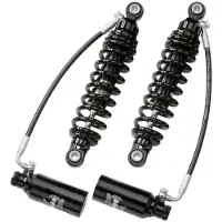 Bitubo Wmm Twinshocks, Adjustable: Spring Preload,Rebound,Compression Length 306mm, Dark Edition