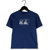 Raizzed T-shirt blauw Jongens Katoen Ronde hals Logo - maat 128