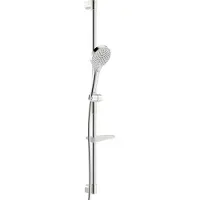 Hansa Viva - Set douchekop, douchestang en doucheslang, 3 jets, chroom 44150330