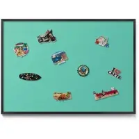 Tulup Magneetbord met Zwarte Frame - Munt Magnetisch Bord in Verschillende Kleuren - 100 cm x 70 cm - Muntkleur - Magnetisch Bord Kindvriendelijk - Memobord Magnetisch - Magnetisch Bord Rechthoekig