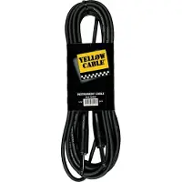 Yellow cable G66D ERGOFLEX, instrumentkabel 6.3mm TS jack - jack, 6 meter