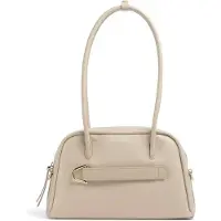 Coccinelle Leren schoudertas Paki Shoulder Bag Leather Sandshell / Sandshell beige