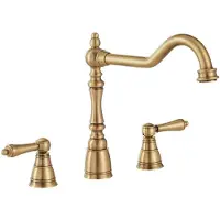 Abode Mayenne 3-gats keukenkraan Antique brass (brons)